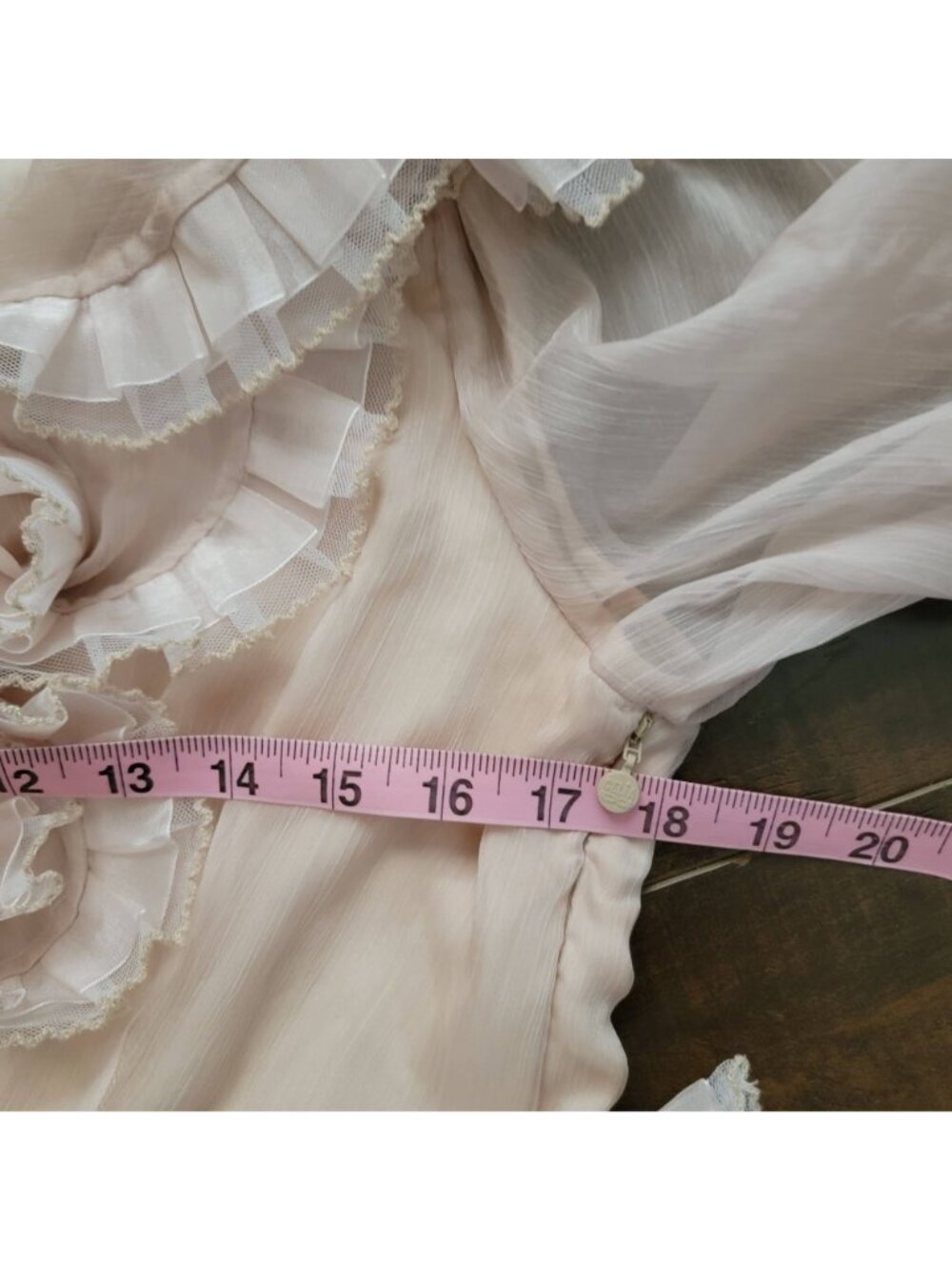 Celia B Bliss Maxi Dress Ethereal Romantic Fairycore Whimsical Vintage Womens M - Picture 5 of 9